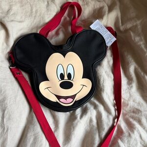 Disney Parks Mickey Mouse Mini Face Canvas Tote NWT LAST ONE